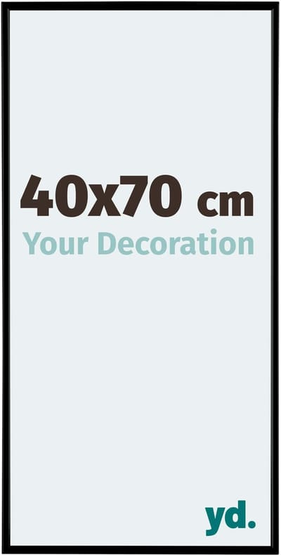 Your Decoration - Fotolijst 40x70 cm - Kunststof - Zwart Mat - Evry