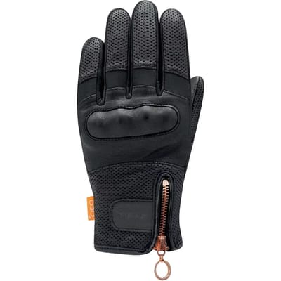 Leren motorhandschoenen voor de zomer Racer femme Bella3 D3O