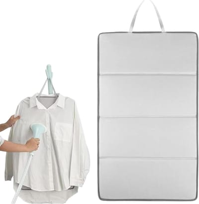 Stoomplank - Strijkplank - Kleding Verzorgen - Inklapbaar Verticaal - 67 x 406 cm - Grijs