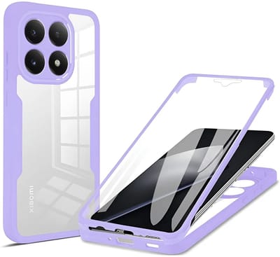 Hoesje geschikt voor Xiaomi 15T - Techsuit ColorVerse 360 Case met Screenprotector - Paars