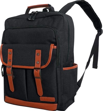 ZILOU Laptop Rugzak 15.6 inch - Handbagage Rugzak 28L - Reisrugzak - Anti-Diefstal - Incl. Regenhoes - Zwart