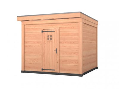 Douglas overkapping, 300 x 350, met schuur, Westwood Comfort Plus