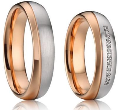Jonline Prachtige Ringen voor hem en haar | Trouwringen |Relatieringen | Vriendschapsringen|Titanium