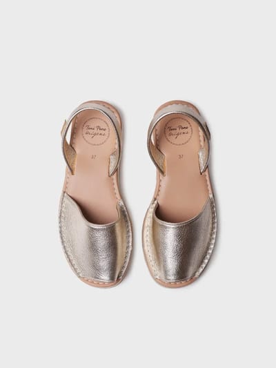 Leren platformsandaal voor dames | ALAIOR-P