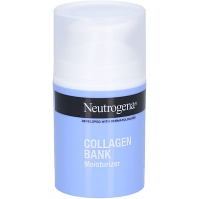 Neutrogena Collagen Bank Hydraterende Gezichtscrème met Micropeptidetechnologie, Collageen en Bakuchiol, Tegen Huidveroudering, 50 ml