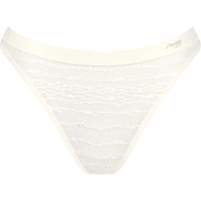 Sloggi FREE Evolve String Lace Dames Onderbroek - WIT