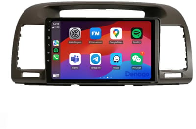 CarPlay autoradio geschikt voor Toyota Camry | 2001 t/m 2007 | Android 13 | Draadloos Apple CarPlay & Android Auto | 2GB + 32GB | QuadCore processor | Denago DNG-A255 | 2025 model | 2001 2002 2003 2004 2005 2006 2007 | Bluetooth & Wifi