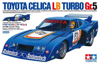 Tamiya Modelbouwpakket Auto - 24377 Toyota Celica LB Turbo Gr.5 - Japanse Rauto Plastic - 1:24 - Modelbouw
