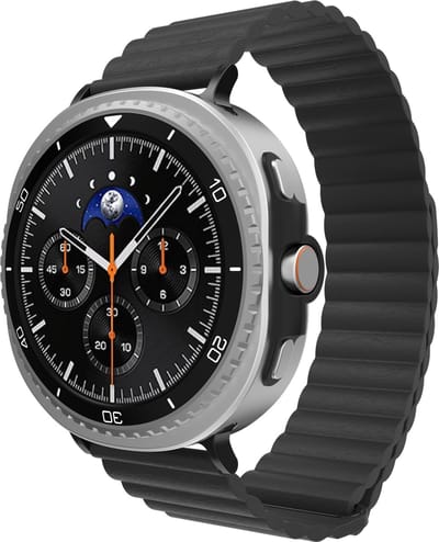 Cazy Horlogebandje geschikt voor Samsung Galaxy Watch Bandje (Magfit) - Smartwatchbandjes - Universeel bandje geschikt voor Samsung Galaxy Watch 8 / Watch 8 Classic - Zwart