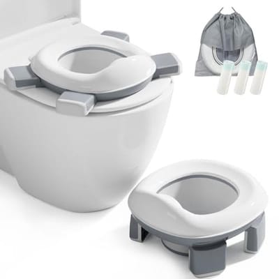 2-in-1 Potje voor Kleuters - Draagbaar Toilet voor Buiten en Thuis