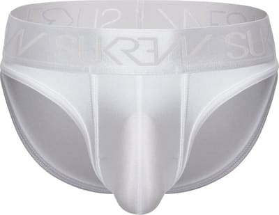 SUKREW Classic Brief White Shimmer - MAAT XXL - Heren Ondergoed - Slip voor Man - Mannen Brief