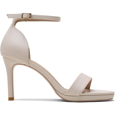 Zomer Dames 8cm 9 .5cm Hoge Hakken 2 .5cm Platform Sandalen Dames Stiletto Hakken Sandalen Nachtclub Prom Catwalk Fetisj Schoenen 39 white