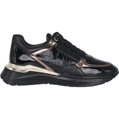 Högl 0-101307-0100 - dames sneaker - Zwart - maat 35 (EU) 2.5 (UK)
