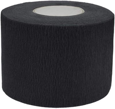 Wegwerp Nek Papier - Nekband Kapper - Haar Knippen - Zelfklevend Hygiënisch - 1 Rol - Zwart