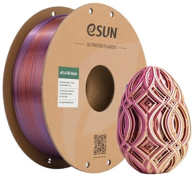 eSun ePLA-Silk-Mystic Koper paars groen / Copper purple green 1 kg - 1.75mm - 3D printer filament