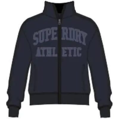 Superdry - Athletic Essentials Applique Losse Zip Track Top - Dames - Hoodies