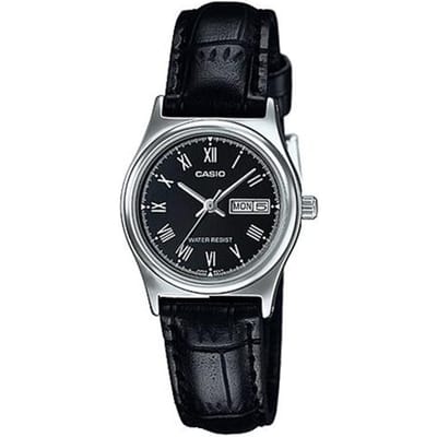 Casio STANDARD Serie Modieuze Retro Eenvoudige Klassieke Wijzerplaat Serie Datum- en Dagweergave Waterdicht Kwarts Uurwerk Japans en Koreaans LTP-V006L-1B zwart