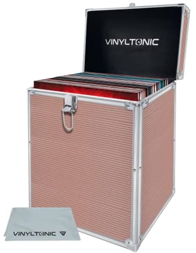 Opbergdoos voor Vinylplaten - Beschikbaar in 3 Kleuren, Geschikt voor 17,8 cm en 30,5 cm Platen