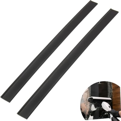 Raamzuiger Accessoires - Reserve Rubberlippen - Streepvrije Ramen - Flexibel Duurzaam Rubber - 28 cm Lengte