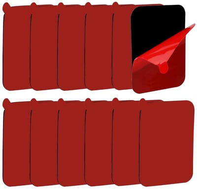 Dubbelzijdige tape 12 stuks, sterke en waterdichte plakpads 34x44mm, ideaal voor auto, huis en kantoor, hittebestendig en veelzijdig gebruik