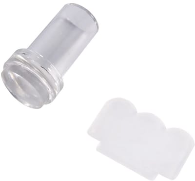 JHUBERS- Nail Art Stamper Transparant - Schraper - Siliconen - Nagellak Transfer - Duurzaam - Hoge Elasticiteit - Nagelstempel