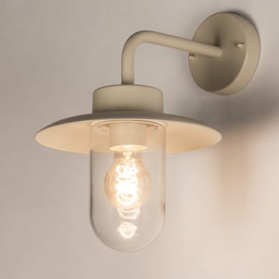 Lumidora Wandlamp 75645 - Voor buiten - FOREST - E27 - Beige - Metaal - Buitenlamp - IP44