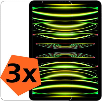 Screenprotector - 3 Stuks - Geschikt voor Apple iPad Pro (2024/2025) - 11 inch - Extra Sterk - Gehard Glas - Beschermglas - Tempered Glass - Screen Protector