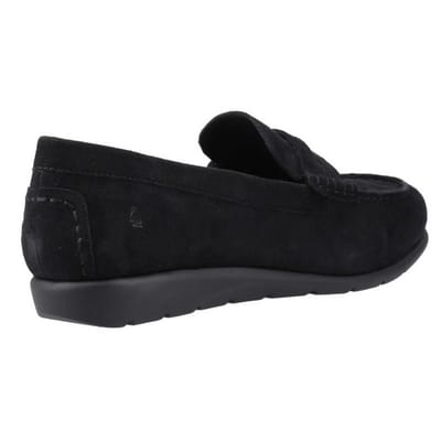 Hush Puppies Dames Shelby Suède Instappers (Zwart)
