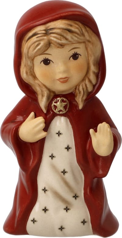 Goebel - Kerst | Decoratief beeld / figuur Kerststal Maria | Aardewerk - 8cm