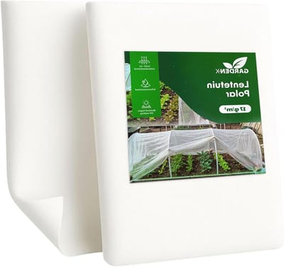 Kweekbed Vlies - Tuinvlies Ademend - Planten Beschermen - Ademend en Waterdoorlatend - 1.1 x 10 m - Grijs