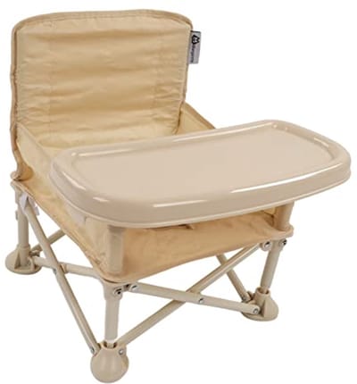 Opvouwbare Kinderstoel voor Baby's met Dienblad - Ideaal voor binnen en buiten, Kamperen en Picknicken