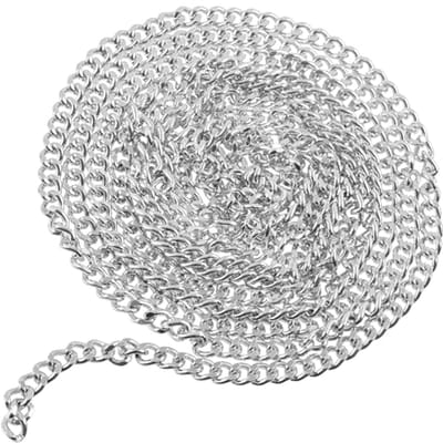 Decoratieve ketting met schakels 5.8x7.5 mm - 2 m - metalen DIY creaties voor interieurprojecten
