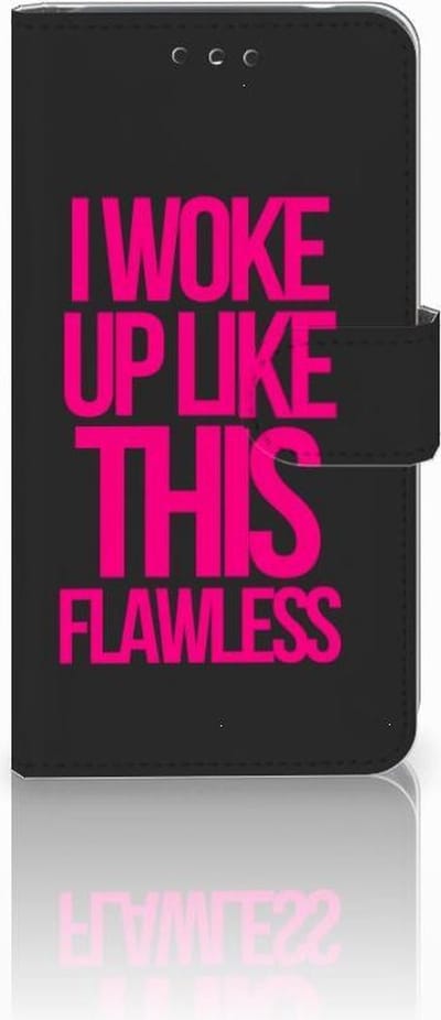 Boekhoesje voor Nokia 2 Hoesje met naam Woke Up - Origineel Cadeau Zelf Maken