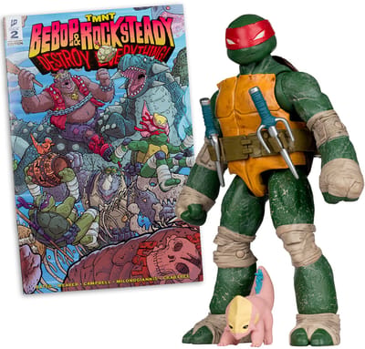 Teenage Mutant Ninja Turtles Page Punchers Action Figure Raphael 13 cm