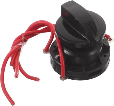 Ventilator Knop - Draaicontrole - Snelheid Instellen - Industriële Duurzaamheid - 4 x 4 x 4 cm - Zwart