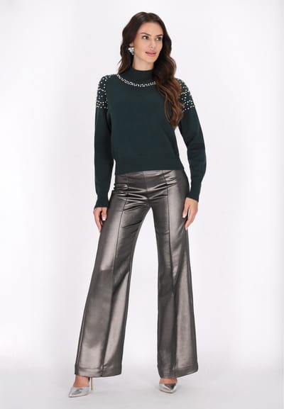 Faina Jumper Dames donkergroen
