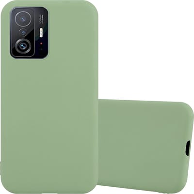 Cadorabo Hoesje geschikt voor Xiaomi 11T / 11T PRO in CANDY PASTEL GROEN - Beschermhoes gemaakt van flexibel TPU silicone Case Cover
