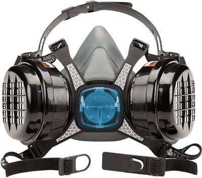 ANEST IWATA - PRO - Vipermask - Masker Met A2P3 Filters Inclusief Ingebouwde Filter Tegen Coating / Verf Gassen