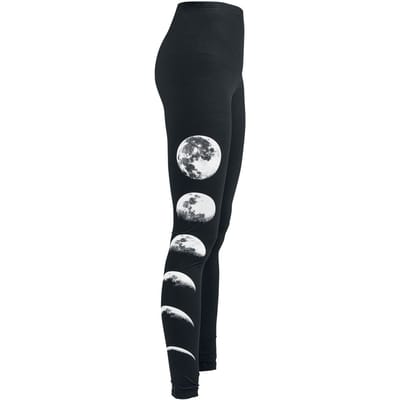 Gothicana by EMP - Gothic Legging - Leggings met maan - S tot 5XL - voor Vrouwen - zwart