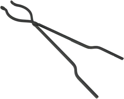 Kampvuurtang - Vuurtang - Buiten koken - Handgesmeed staal - 76 cm - Zwart