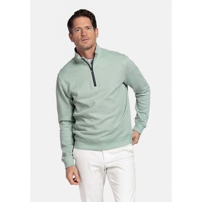 Baileys – Heren Trui – Two-tone Sweater – Casual Sweatshirt - Misty Green – 613145-72