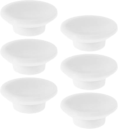 Afvoerpluggen Vrieskist - Afdichtstoppen Koelkast - Lekkage Voorkomen - Universele Pasvorm - 2.7cm Rond - Wit
