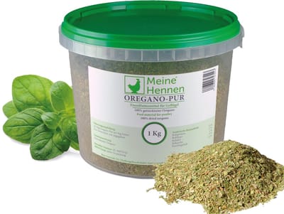 MeinWildvogel Oregano PUR – 400g – Natuurlijk Enkelvoudig Voer voor Kippen & Pluimvee