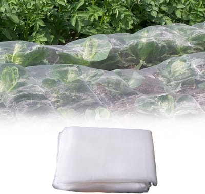 Insectbescherming Net - 3 x 6 m - Fijn Net voor Tuinplanten - Bescherming tegen Insecten en Vogels - Voor Groenten, Fruit en Bloemen