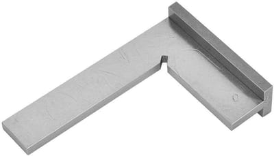 Dailygoods- Hoekmeter Hoge Precisie - RVS Meetinstrument - 90 Graden Hoekmeter - Professionele Meettool - Geschikt voor Hoekmetingen - Afmetingen 200 x 130 mm - Meetlat