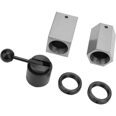 Jeu de blocs de pinces 5C Hexagone Carré Anneaux et Porte-pince de serrage Pour Fraiseuses Tours