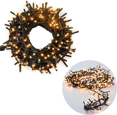 Cheqo® Kerstboomverlichting - Micro Clusterverlichting - Kerstlampjes - Led Verlichting - Kerstverlichting voor Binnen en Buiten - 700 LED's - 14 Meter - Extra Warm Wit