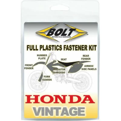 Kit voor motorplastic schroeven Bolt Honda CR125R