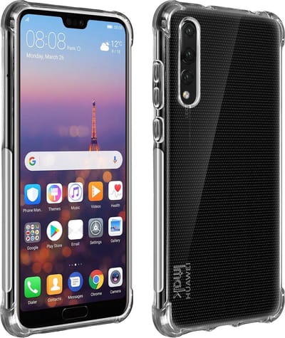 iMak, Hoes Geschikt voor Huawei P20 Pro Flexibele Hydro-gel film Impactmodel, Transparant
