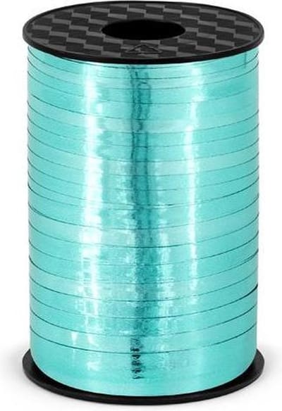 Cadeaulint Turquoise Metallic 225m x 5mm